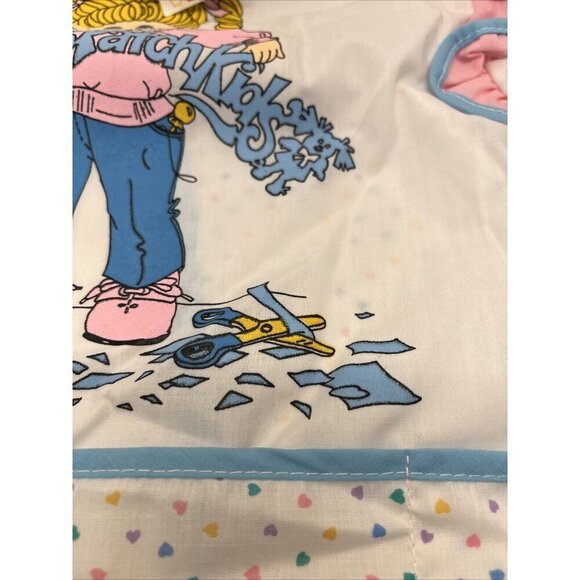 Vintage 1984 Toddler Cabbage Patch Kids CPK Bib school Apron Art Paint size 2-3 - Picture 15 of 16
